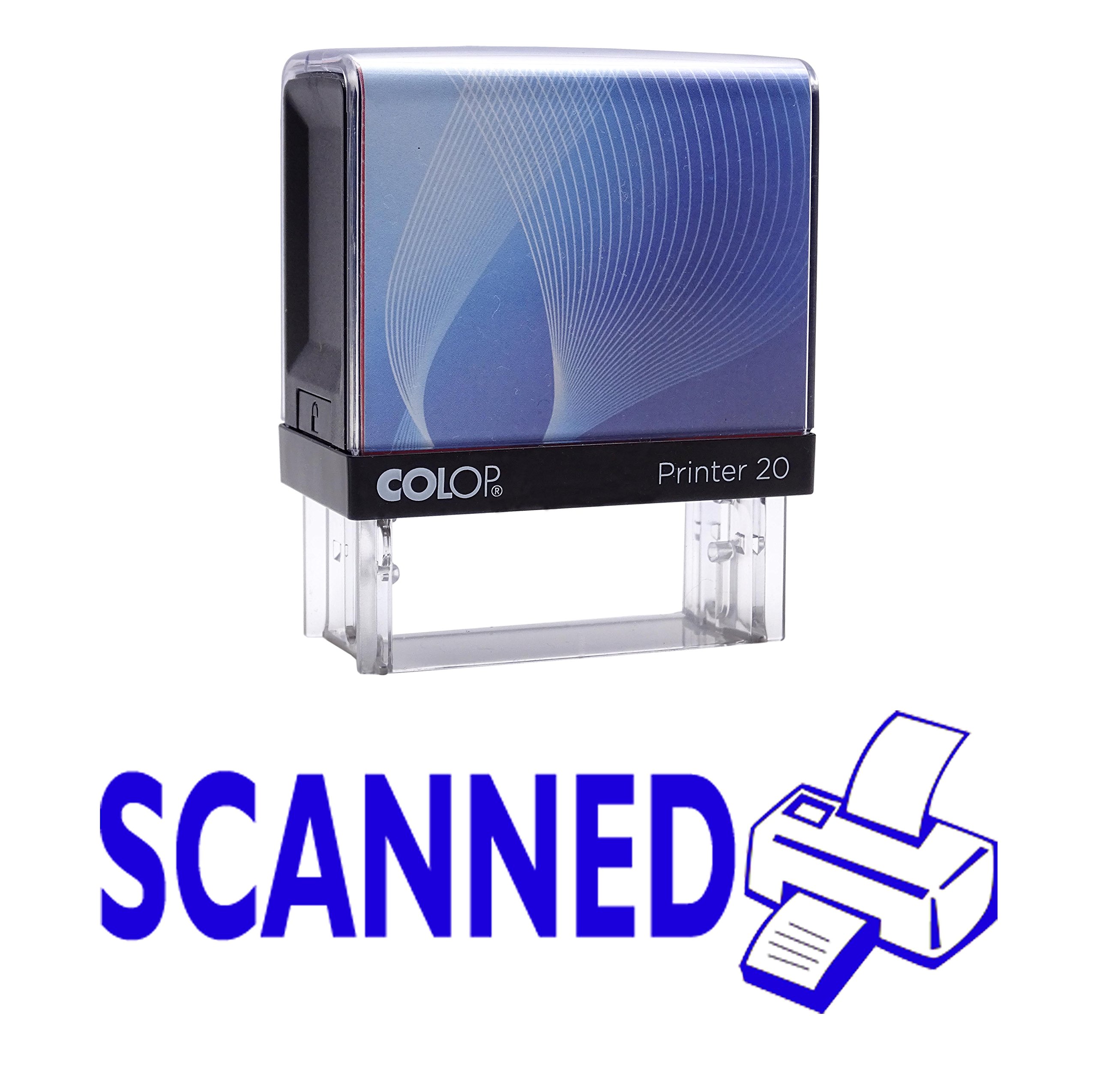 Scanned Self Inking Rubber Stamp Office Stationary Stamp Custom Colop P20 Stamp