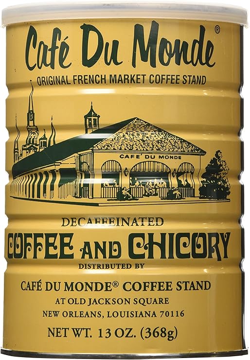 Cafe Du Monde Coffee Decaf And Chicory, 13Ounce Bags (Pack of 3