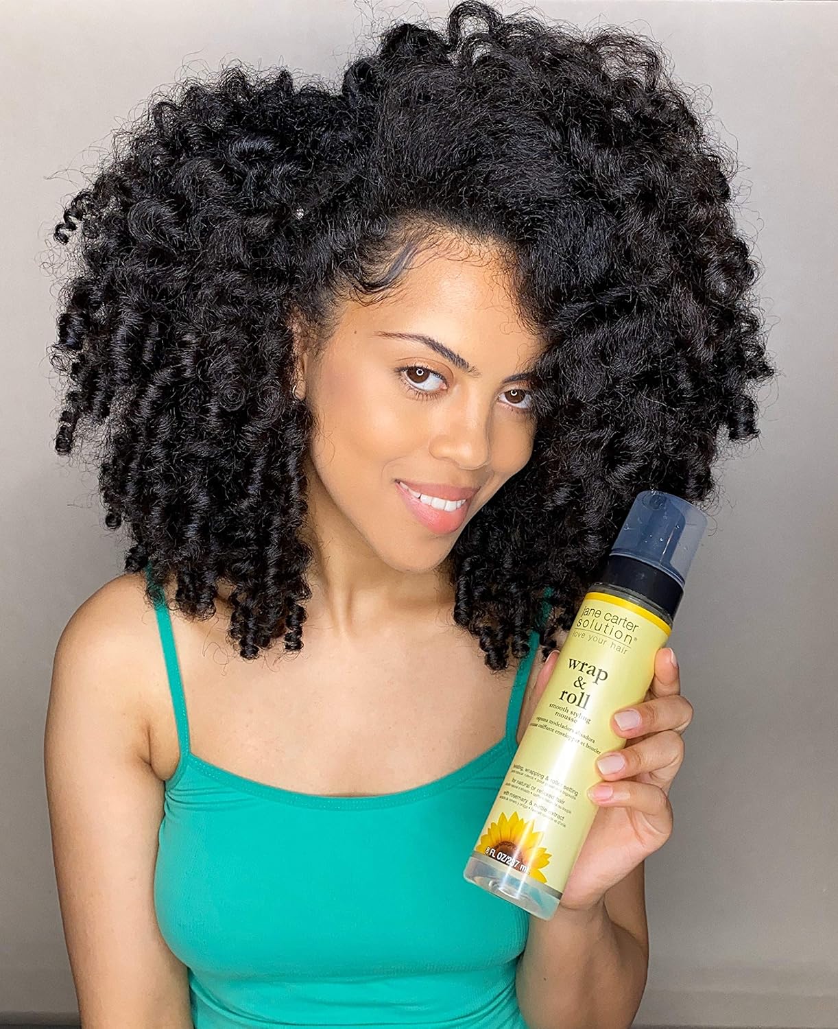 JANE CARTER SOLUTION Wrap & Roll Smooth Styling Mousse (8oz) - No Buildup, Smoothing, Styler : Hair Care Styling Products : Beauty