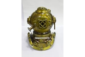 THOR INSTRUMENTS Antique Marine Mini Diving Helmet Divers Replica Mark Us Navy Rustic Vintage Home Decor Gifts