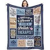 Fesangtao SLP Gifts Blanket 60" X 50", Speech Therapist Gift, SLP Gifts for Speech Language Pathologist, Speech Therapist Gift for Women, Speech Language Pathologist Graduation Present Ideas