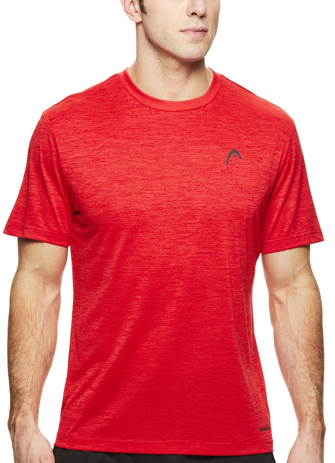 HEAD Men's Space Dye Hypertek Crewneck Gym Training Workout T Shirt Short Sleeve Activewear Top HEAD Men's Space Dye Hypertek Crewneck Gym Training Workout T Shirt Short Sleeve Activewear Top