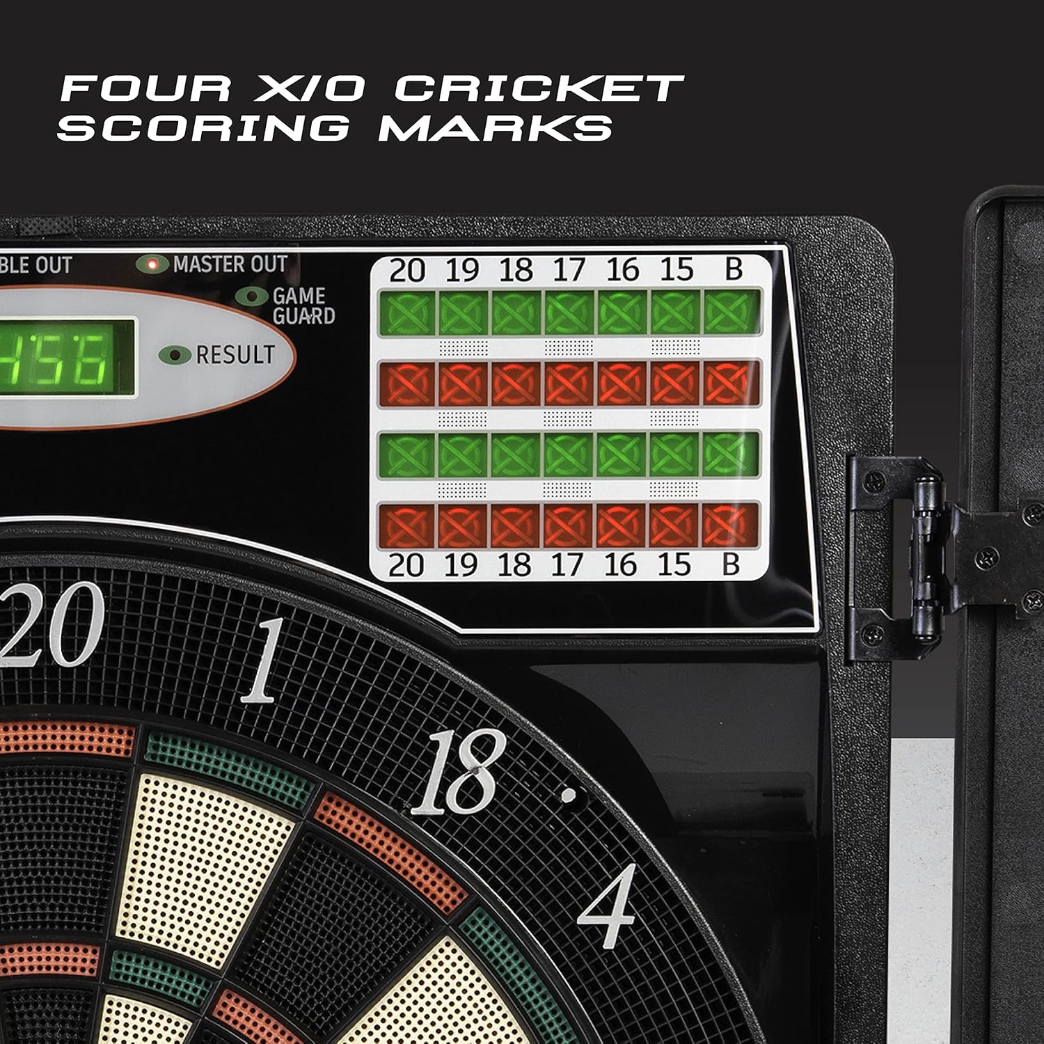 Arachnid Titanium 5400 Electronic Dartboard and Cabinet : Sports & Outdoors