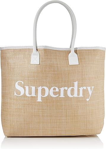 superdry tan tote bag