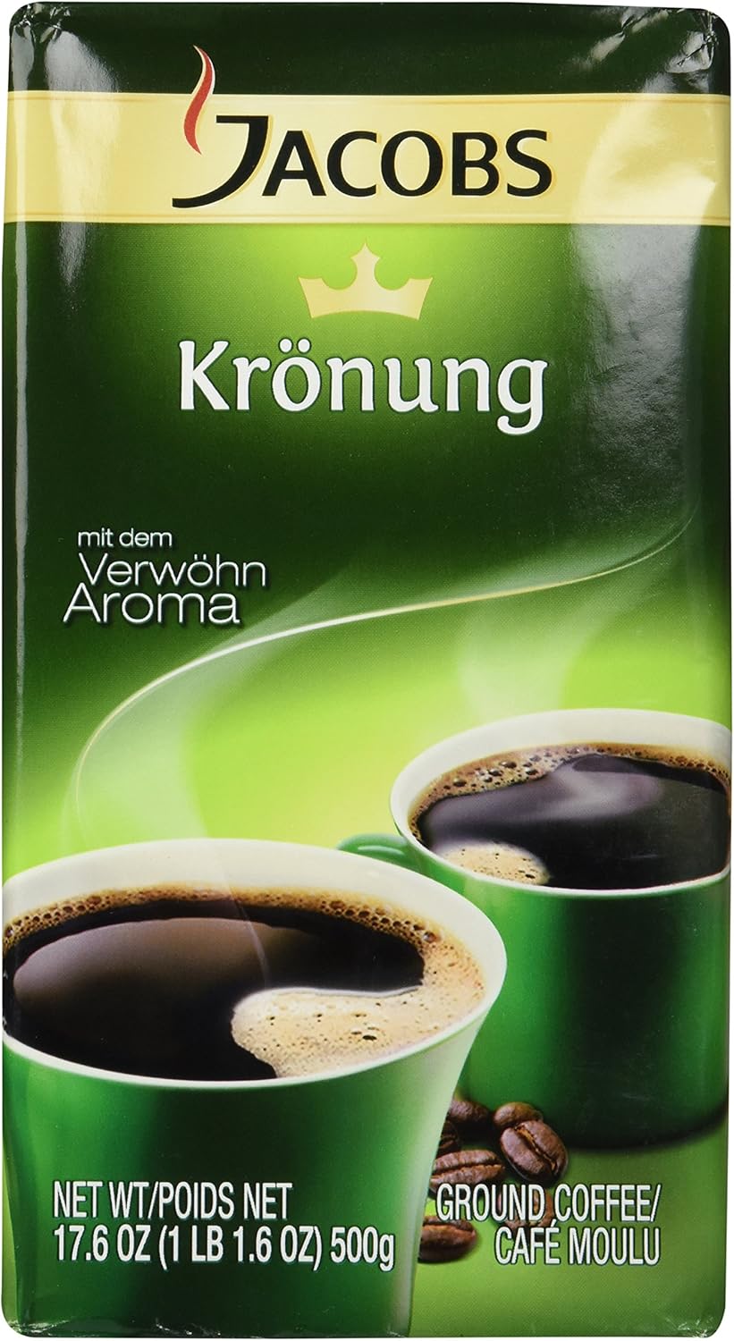Jacobs Kronung Ground Coffee, Pack of 217.6ounces Amazon.ca Grocery