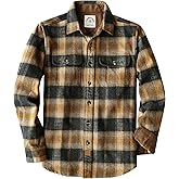 Dubinik® 13oz Ultra Heavyweight Mens Flannel Shirts Long Sleeve Casual Button Down Pocket Soft Warm Cotton Shirt