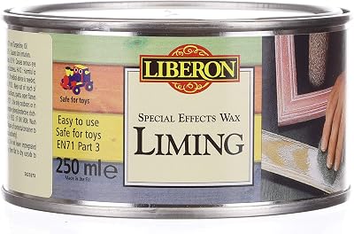 Liberon Liming Wax 250ml LW250 White Wash Wood Furniture Finish