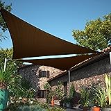 ShadeMart 14' x 14' x 14' Brown Triangle Sun Shade