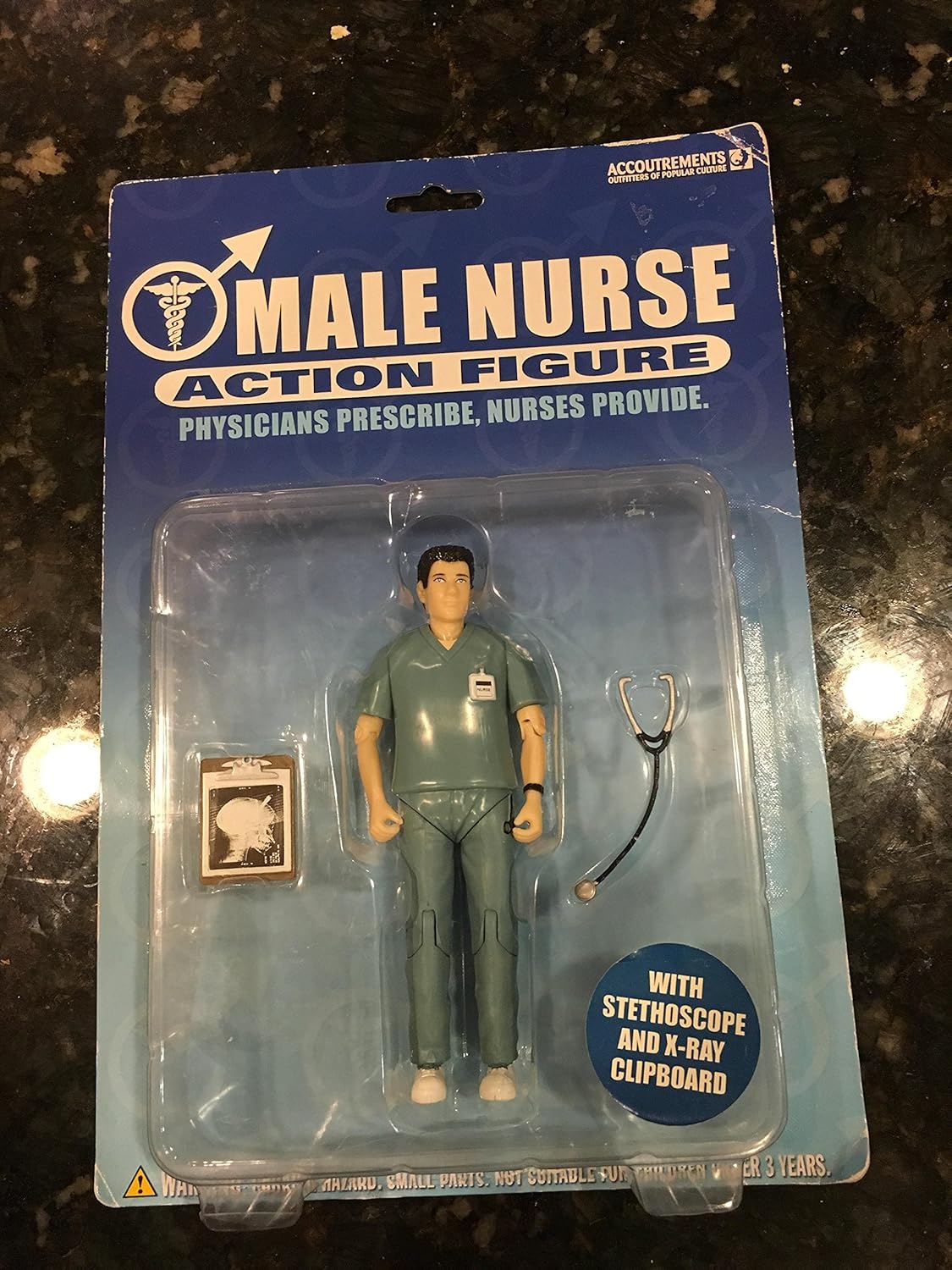 male nurse action figure