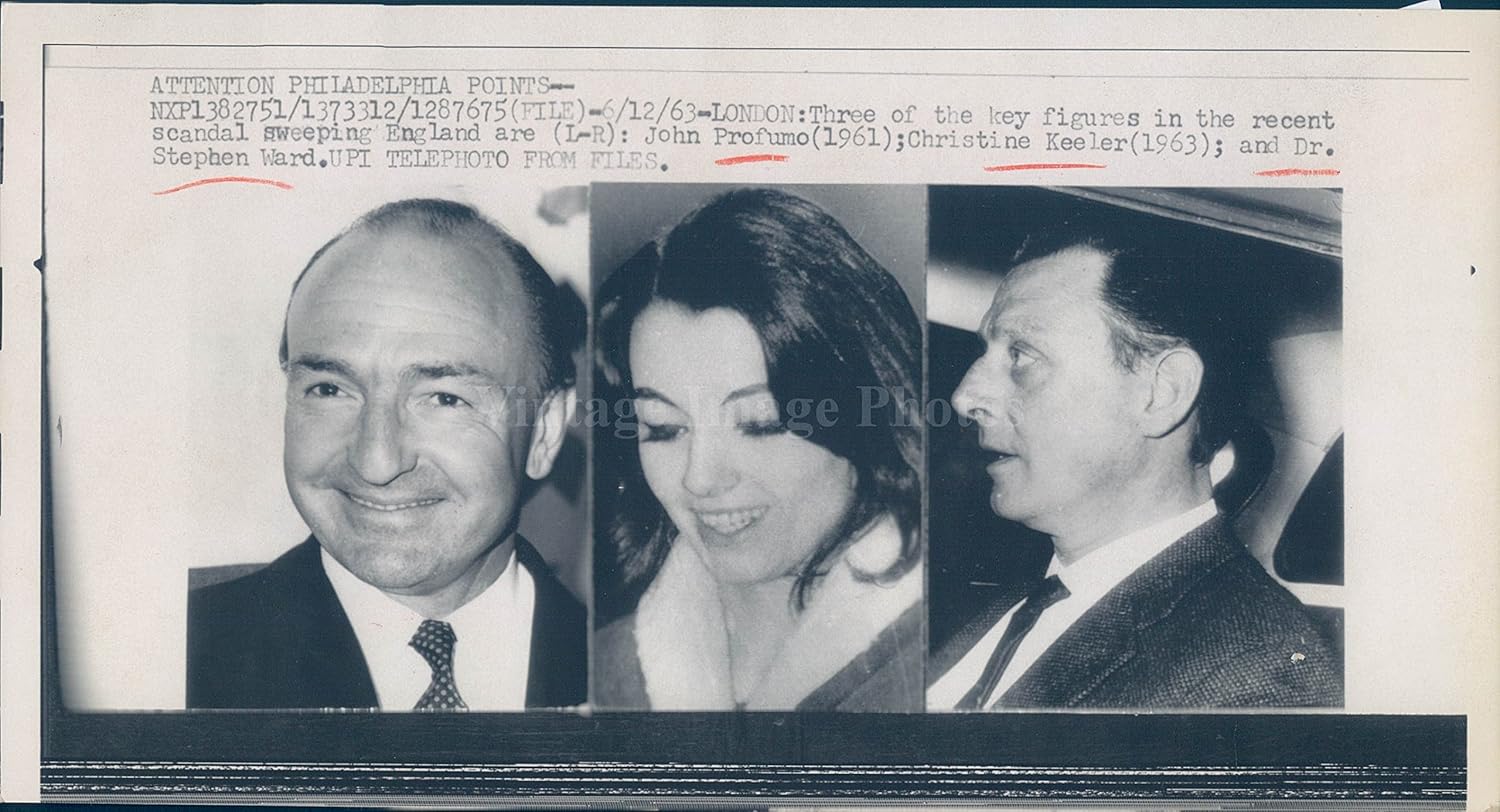 Vintage Photos 1963 Photo John Profumo Christine Keeler Dr Stephen Ward