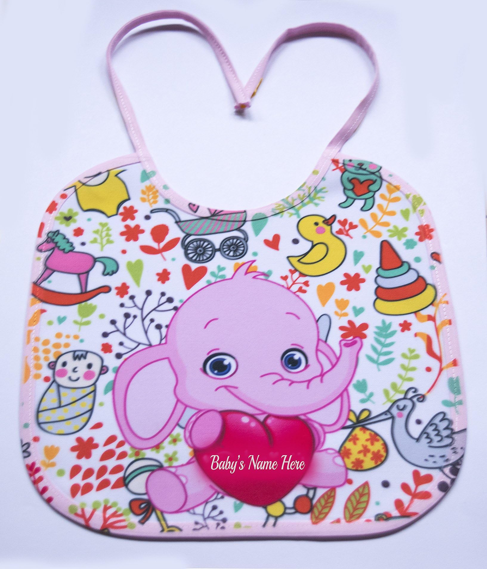 Civico Custom Sublimate Printed 8" x 9" Baby Bibs