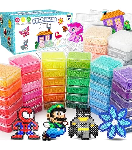 Perler Beads Kit Pale Skin Artkal Mini Fuse Beads (2000pcs