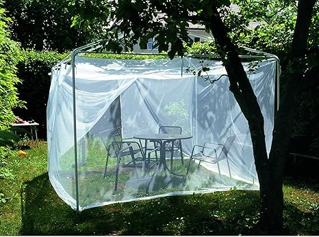 Brettschneider Moskitonetze Lodge Terrazzo Moskitonetz Polyester Weiß One Size