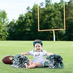 Gerber Baby Girl's NFL 3 Pack Short Sleeve Onesie