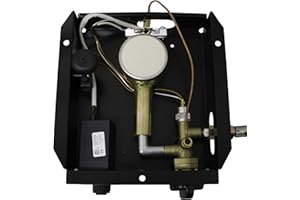 Hiland 3BOLT SGT-Burner 3 Bolt Hole Pattern Burner for Square Glass Tube Patio Heater w/Regulateor, One Size, Grey