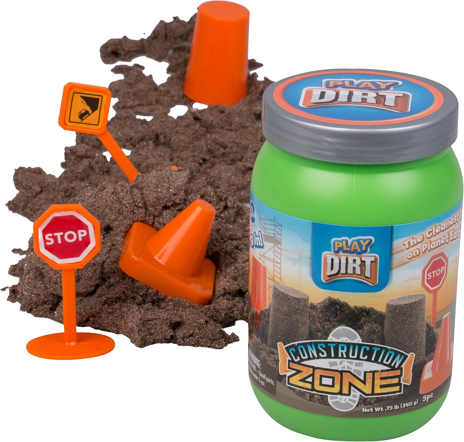 Construction Zone Dirt Unique Play Dirt for Burying and
