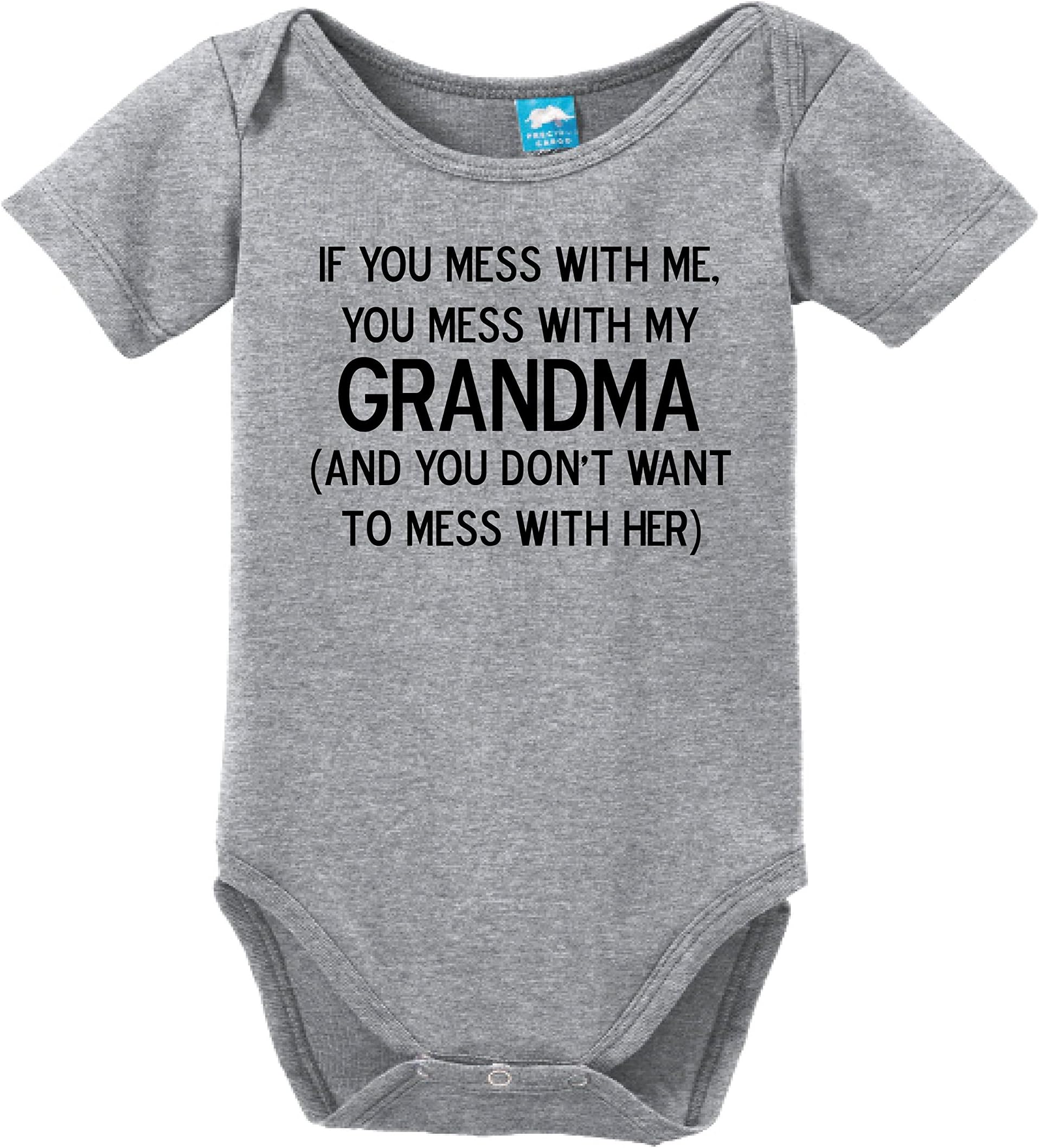 Sod Uniforms Mess with Me Mess with My Grandma Baby Romper
