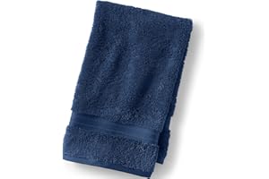 Lands' End Supima Towel Deep Sea Navy Bath- Hand Towel