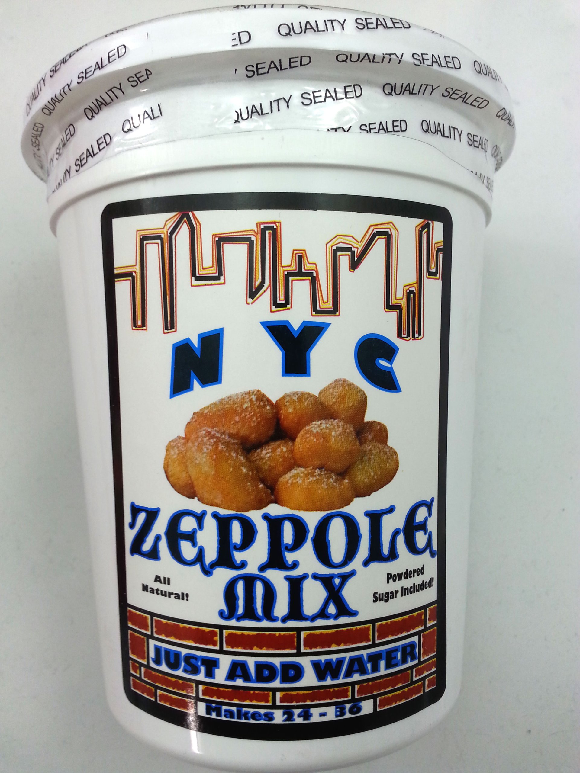 New York City Zeppole Sfinge Fried Dough Funnel Cake