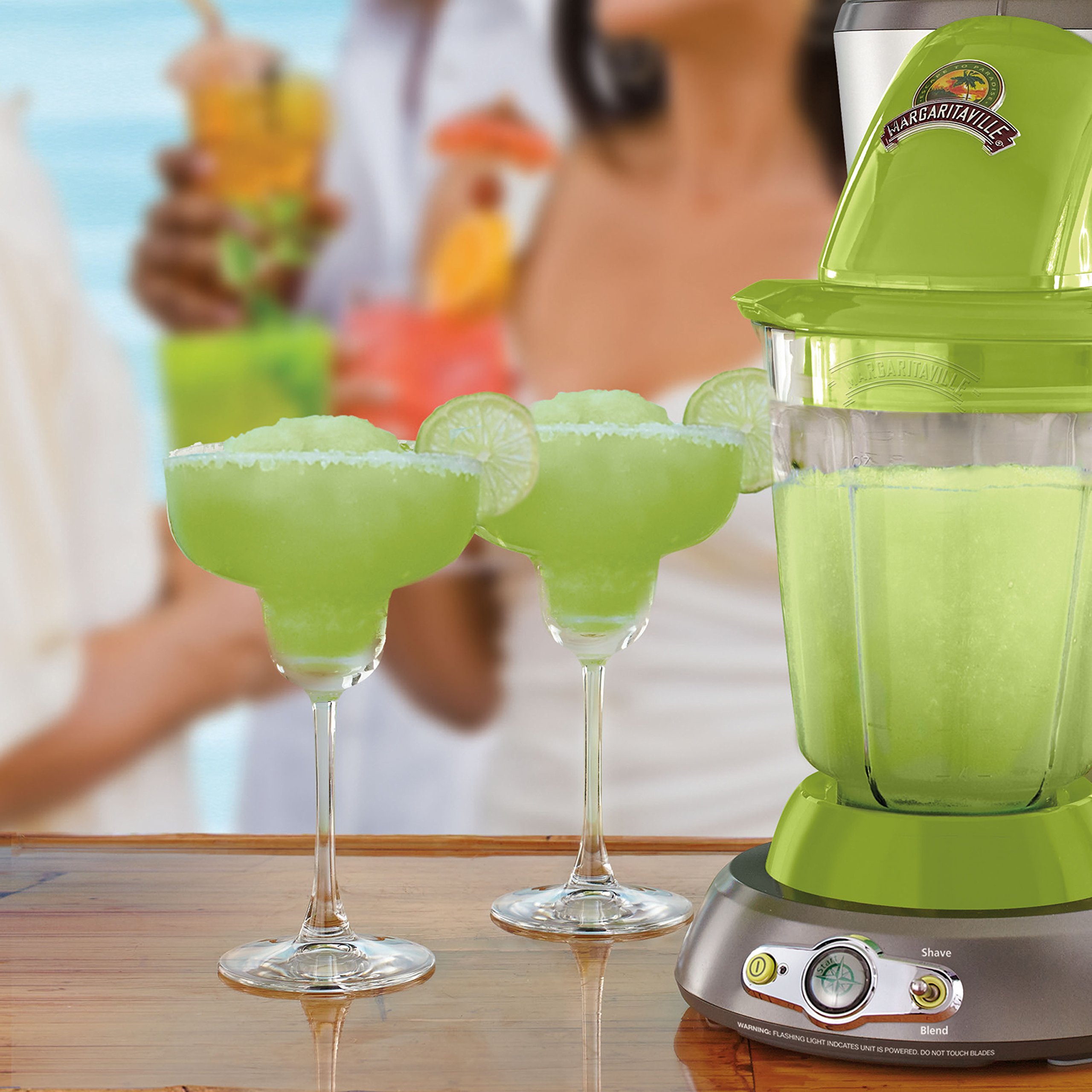 Margaritaville Bahamas Máquina para hacer bebidas de modo dual con brebaje congelado, máquina para hacer margaritas en el hogar con mezclador sencillo y jarra de 36 onzas