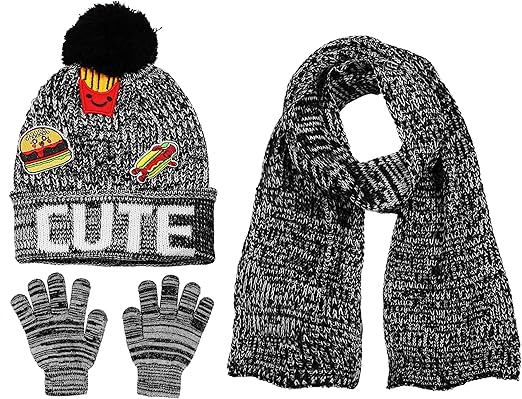children's all in one hat scarf and gloves