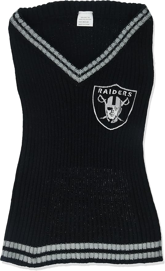 raiders dog sweater