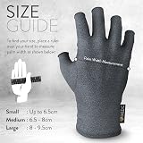 Medipaq Compression Gloves Arthritis Relief Large Open Finger Pair view 6
