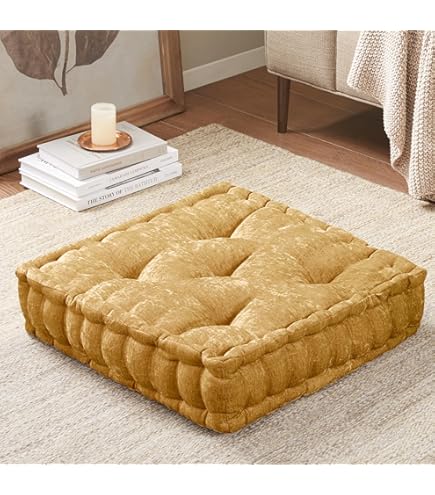 Amazon.com: Verpert Square Thick Floor Seating Cushions,Solid