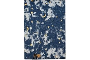BLBMH Book Covers for Paperbacks Adjustable Fabric Book Sleeve Cover Protector Fit for 5.5x8.5 inch Hardcover Softcover Book Novels Notebook - Denim 8.5in