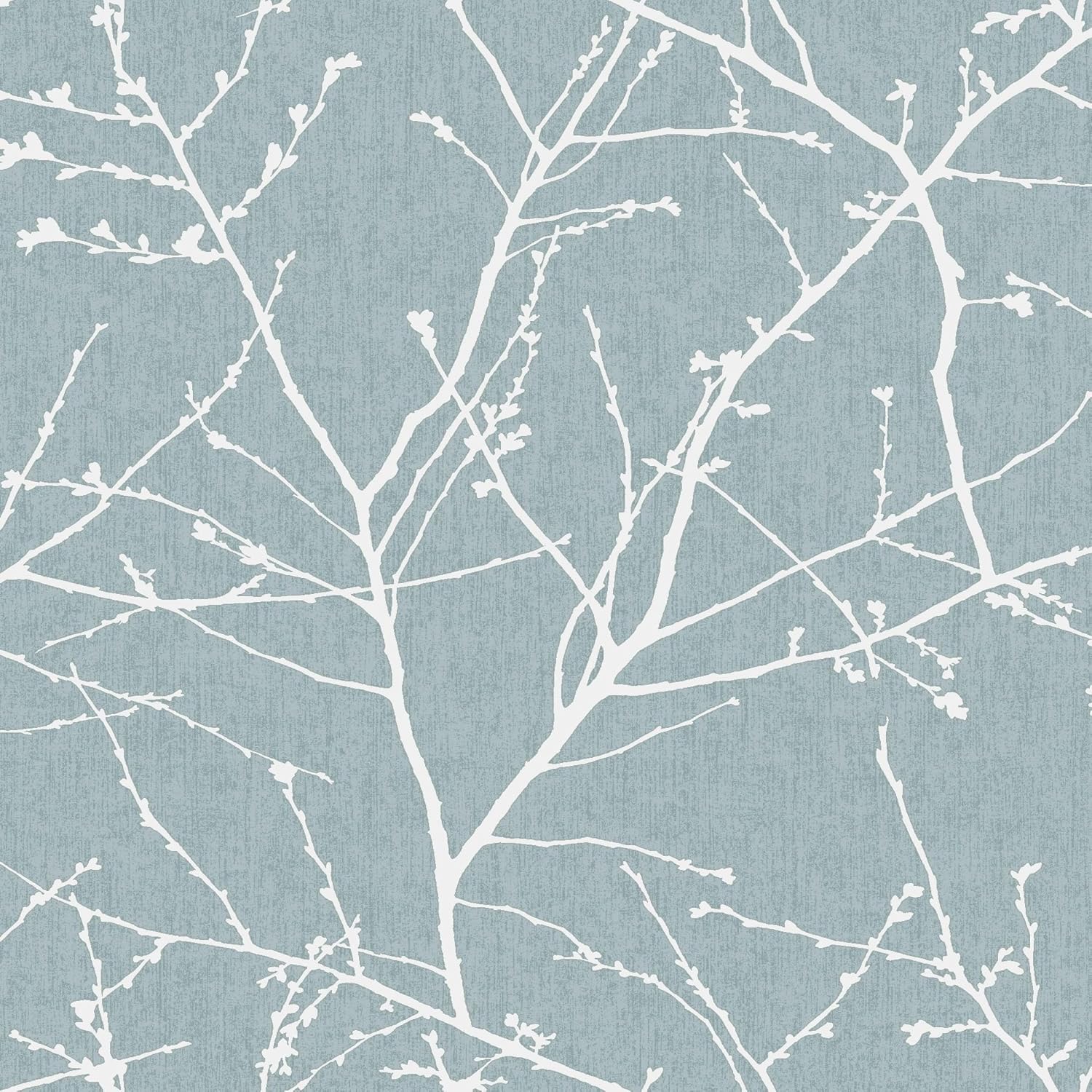 Superfresco Easy Innocence Branch Duck Egg Wallpaper, 52 x 1000 cm - Image 3