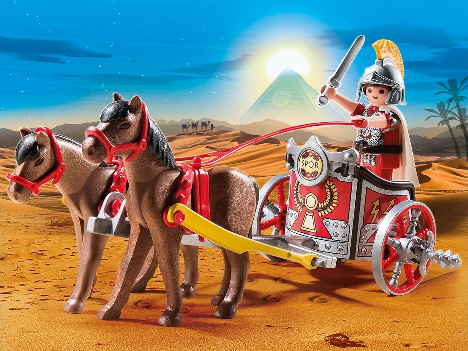 carro romano playmobil