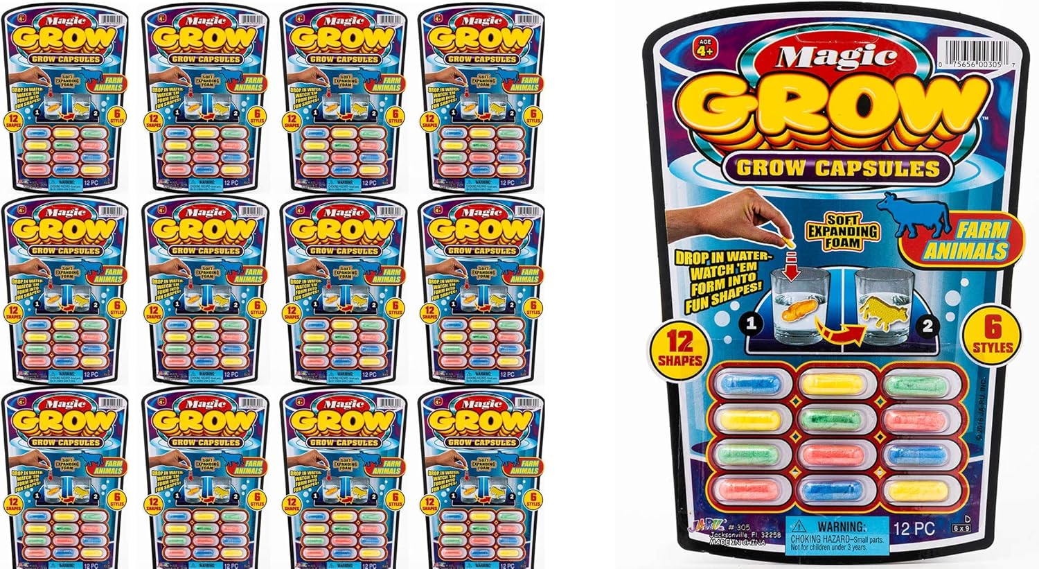 Amazon.com: Ja-Ru Magic Grow Capsules 