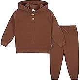 Gerber Baby & Toddler Boys' Sweater Knit Hooded Top and Pant Set