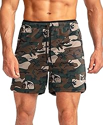 G Gradual Men's Running Shorts with Zipper Pockets