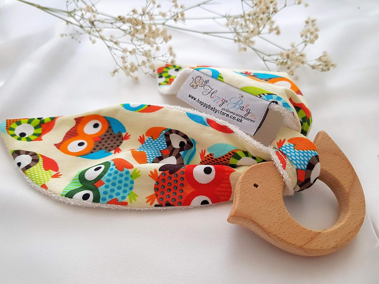 bunny ear teething ring