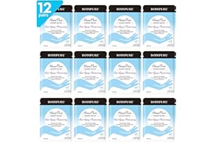 Bodipure HandPure Hand Repair & Anti-Aging Hand Mask – 20-Minute Moisturizing Gloves for Dry, Cracked Hands, Softens Cuticles, Paraben-Free, With Natural Botanical Ingredients (12 Packs)
