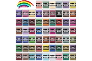 CHEAPART Mica Powder 60 Colors Epoxy Resin Dye Shimmer Pigment Powder Makeup Soap Making Bath Bombs Candle Dye Lip Gloss Nails Polish Slime DIY Crafts Paints Jewelry