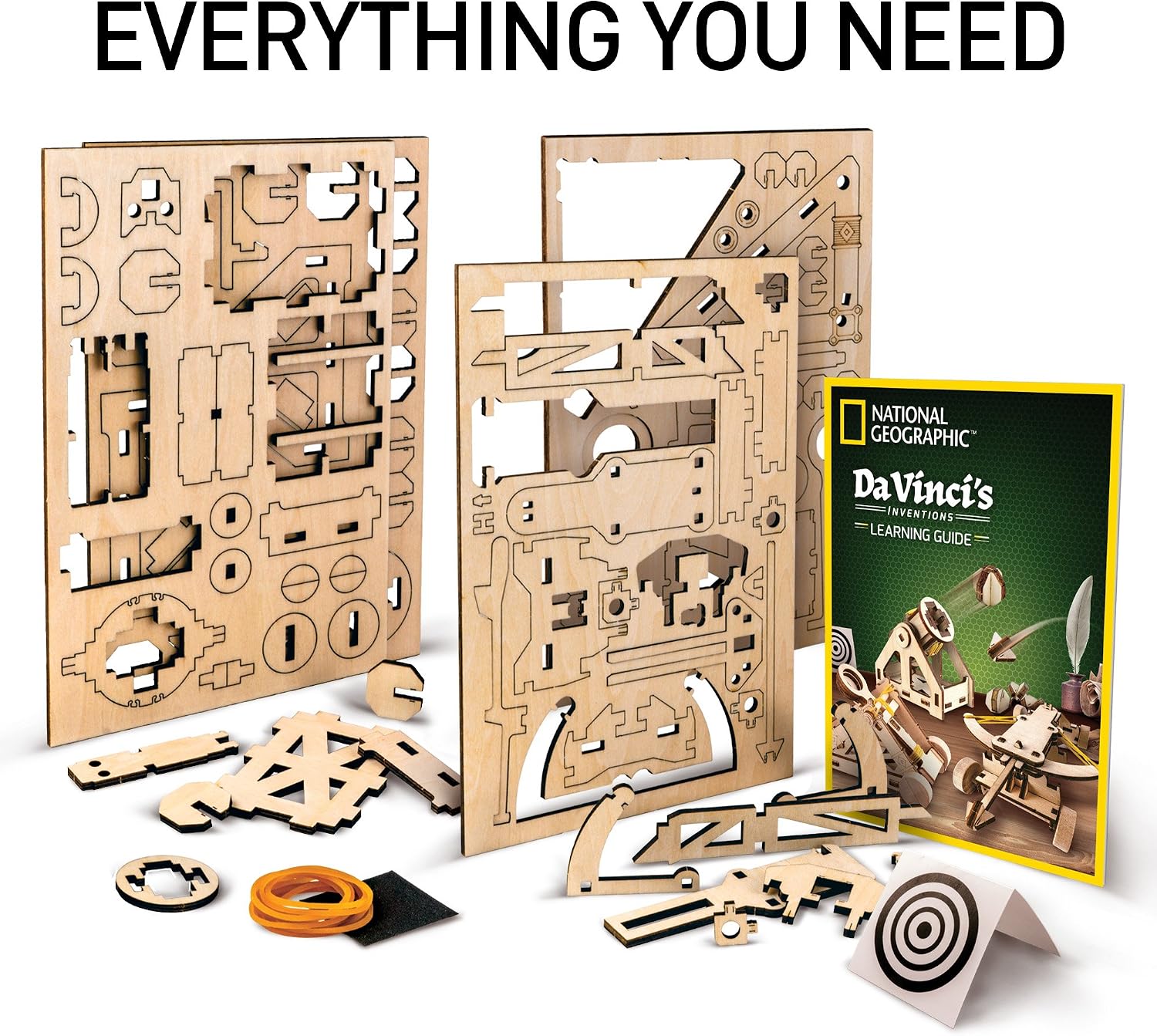 NATIONAL GEOGRAPHIC Construction Model Kit, Build Your Own Wooden Model of The Original Bombard - Image 4