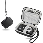 Soicpic Digital Camera Case for CAMKORY DC403 FHD 1080P/for KODAK PIXPRO FZ55/FZ45/for Canon IXUS 285 HS/for Lecran, Camera Case​with Mesh Pocket for SD Card.（Black）