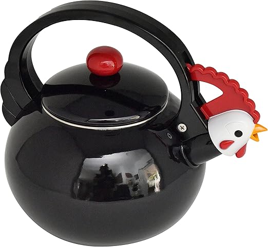Amazon Com Home X Rooster Whistling Tea Kettle Cute Animal