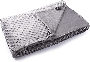 Amazon.com: GnO Minky Duvet Cover for Weighted Blanket | 60x80 - Queen