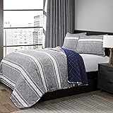 Lush Decor Marlton Stripe Quilt | Reversible