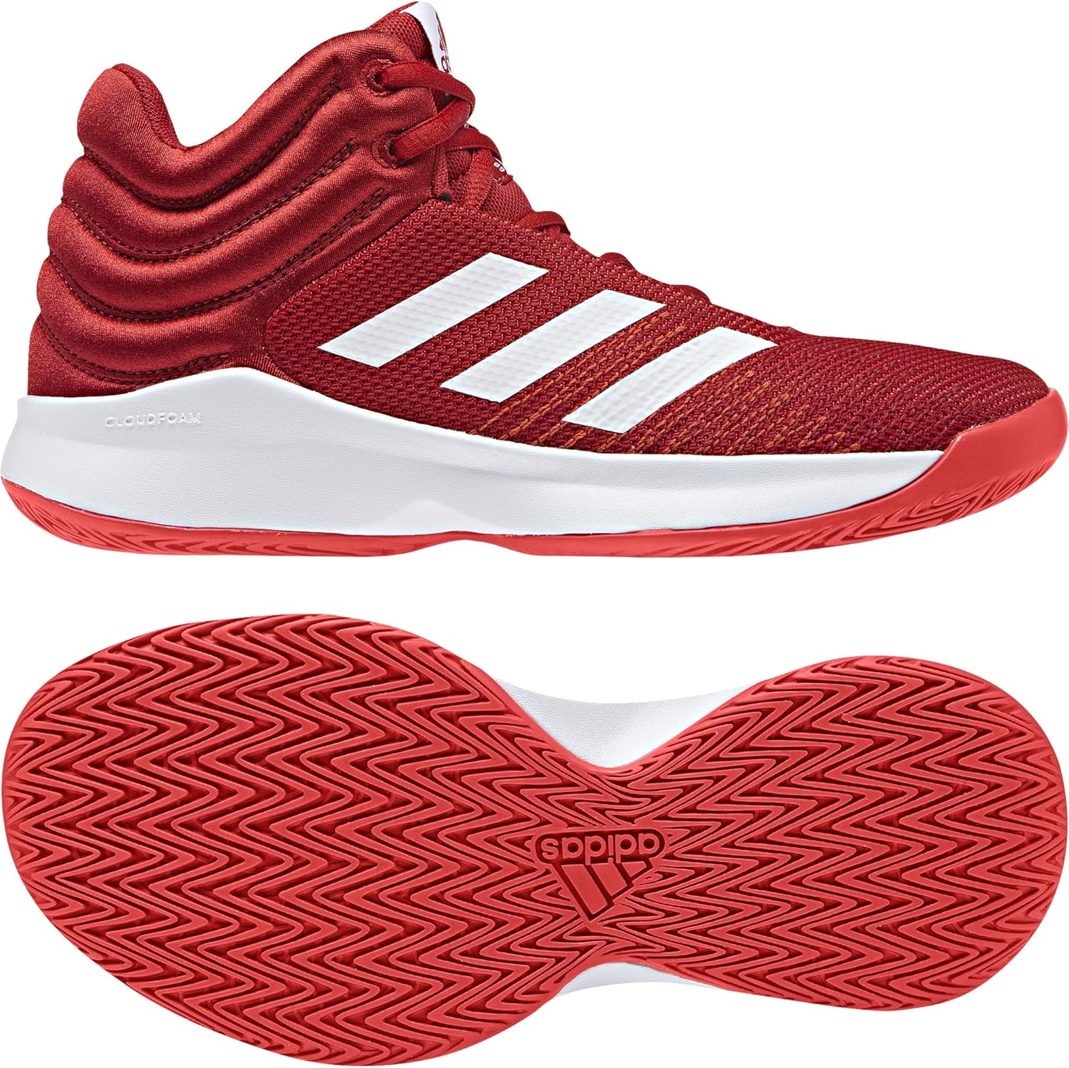 adidas Boys Kids Basketball Shoes Pro Spark