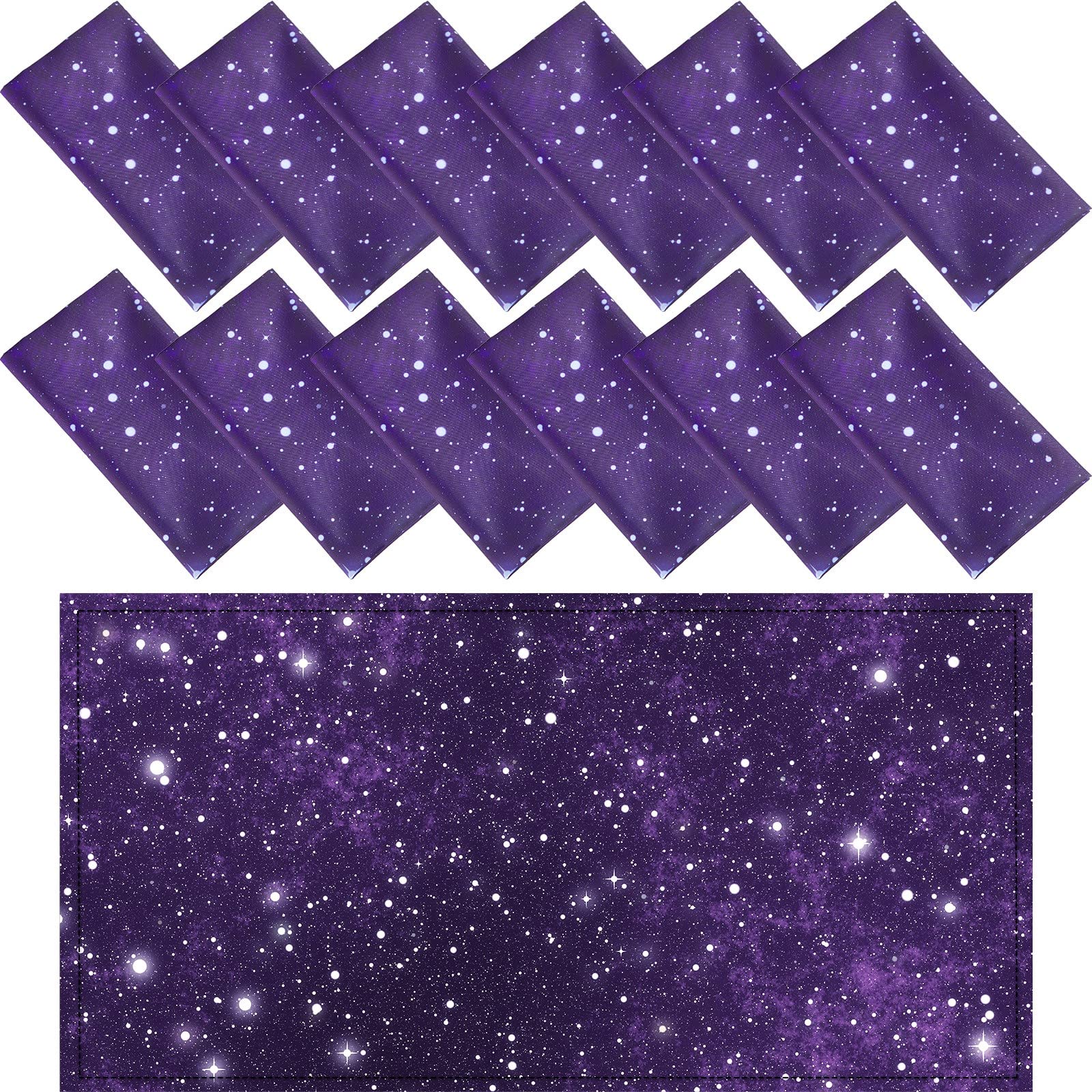 Photo 1 of Sumind 12 Pack Fluorescent Light Covers 4X 2 Feet Decorative Magnetic Fluorescent Light Covers Ceiling Filters Covering for Classroom Office School Hospital Decor (Starry)