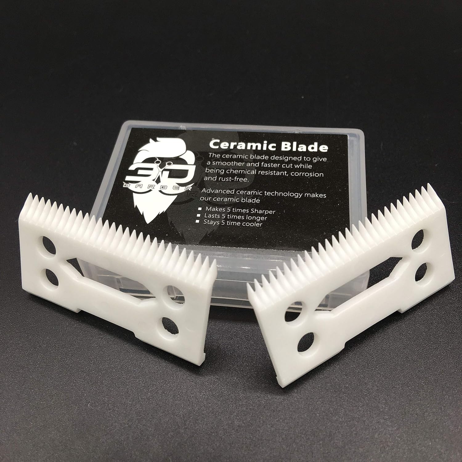professional ceramic clipper blades 2 hole2-Hole Clipper ceramic Blade cutter,ceramic clipper replacement blades for Wahl Senior cordless Clipper, Wahl Magic clip, wahl sterling senior (2pcs): Beauty