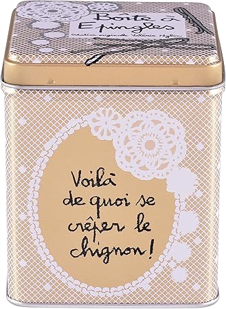 Derriere la porte – Caja para Pelo Boite À Barrettes epingles: Amazon.es: Hogar