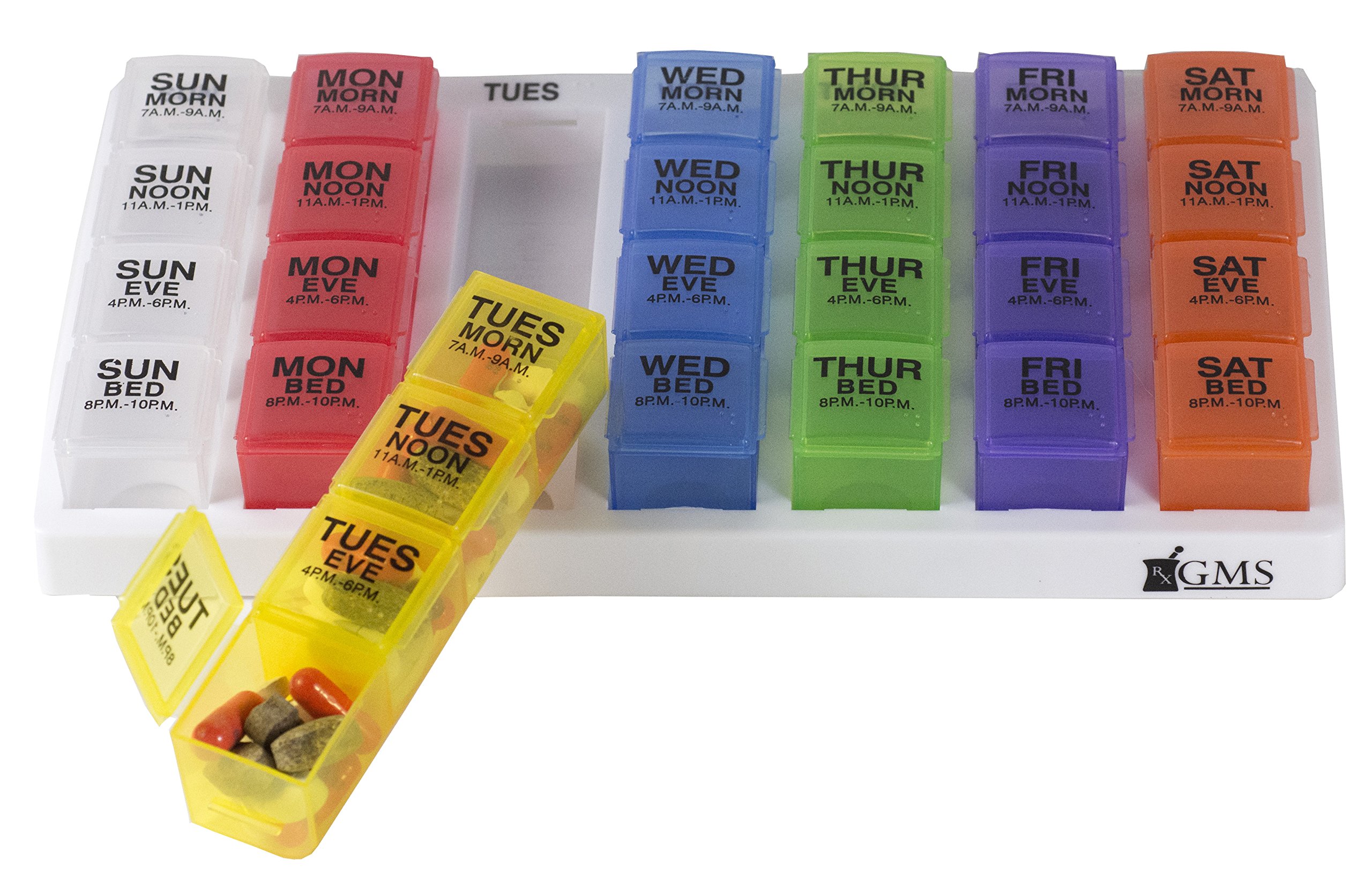 Large 7 Day Weekly Pill Organizer Large 7 Day Weekly Pill