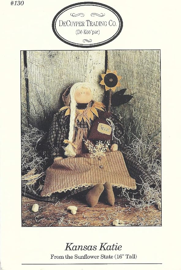 Kansas Katie 16&quot; Tall Sunflower State Doll
