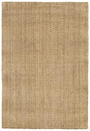HAMID Jute Teppich - Panama Teppich 100% Naturfaser de Jute (Natur, 60x110cm)