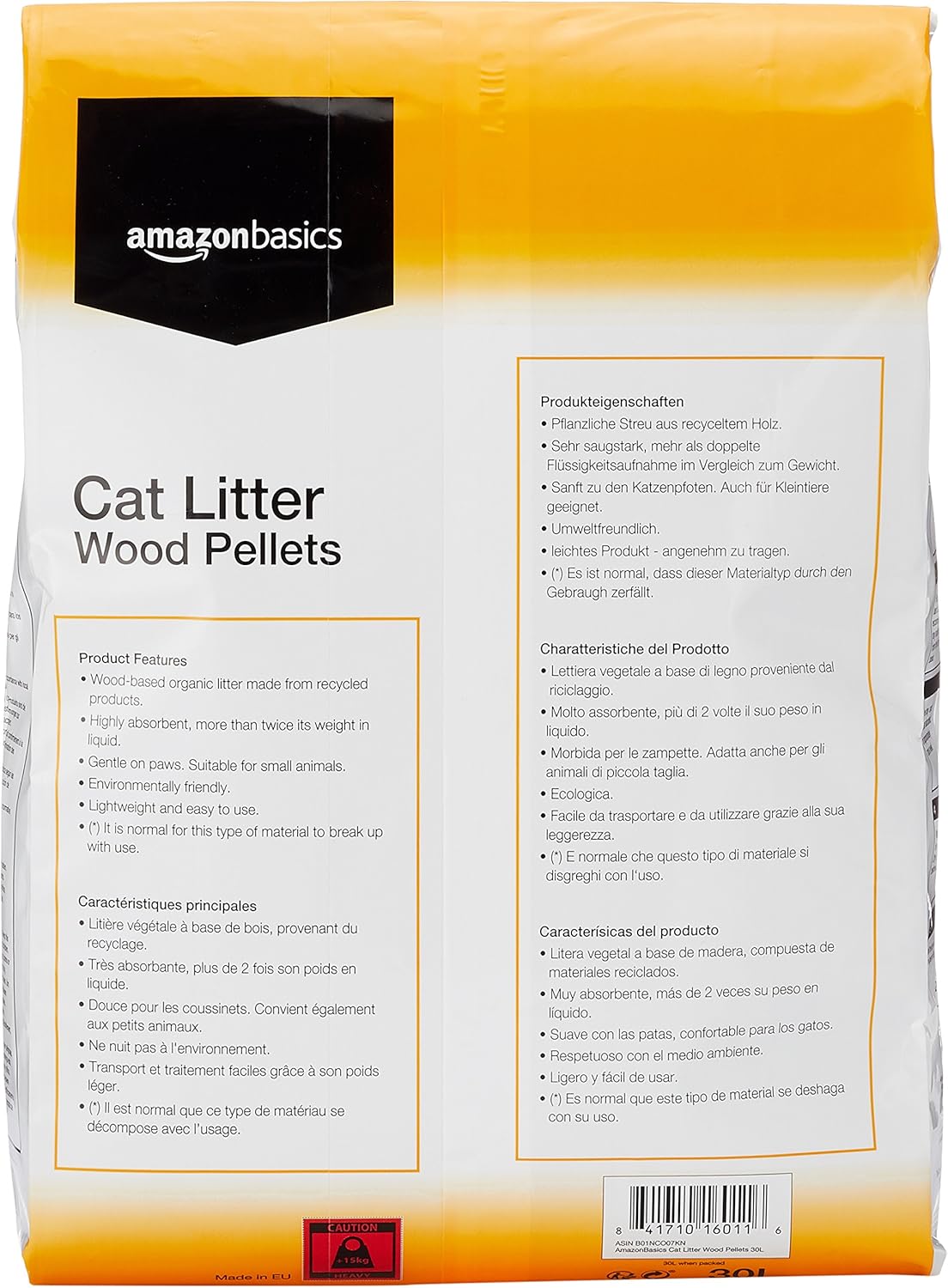 Amazon Basics Cat Litter Wood Pellets, 30L BigaMart